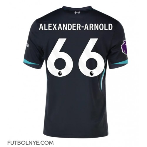 Camiseta Liverpool Alexander-Arnold #66 Visitante Equipación 2024-25 manga corta